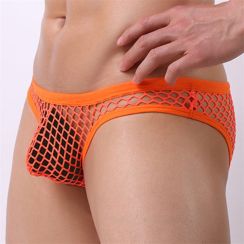 Menaful™ Men's Low-Rise Sheer Large Mesh Breathable Briefs