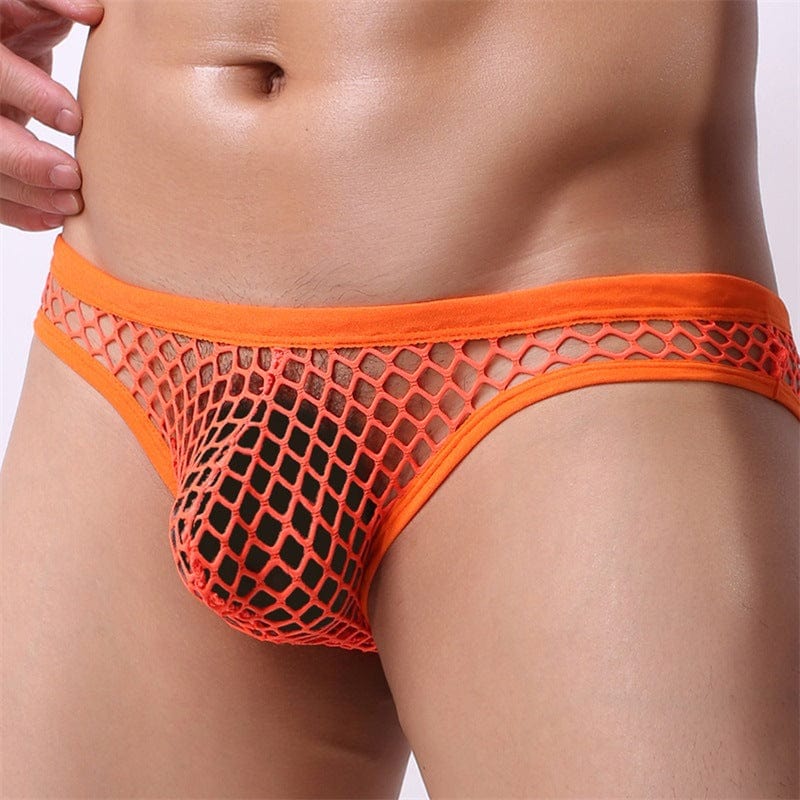 Menaful™ Men's Low-Rise Sheer Large Mesh Breathable Briefs