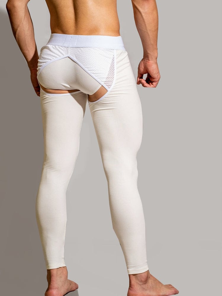 menaful Men's Low Waist Sexy Hollow Pants