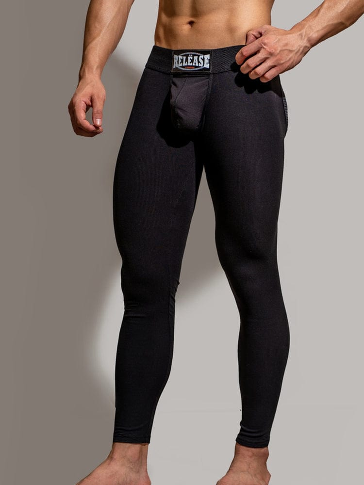 menaful Men's Low Waist Sexy Hollow Pants