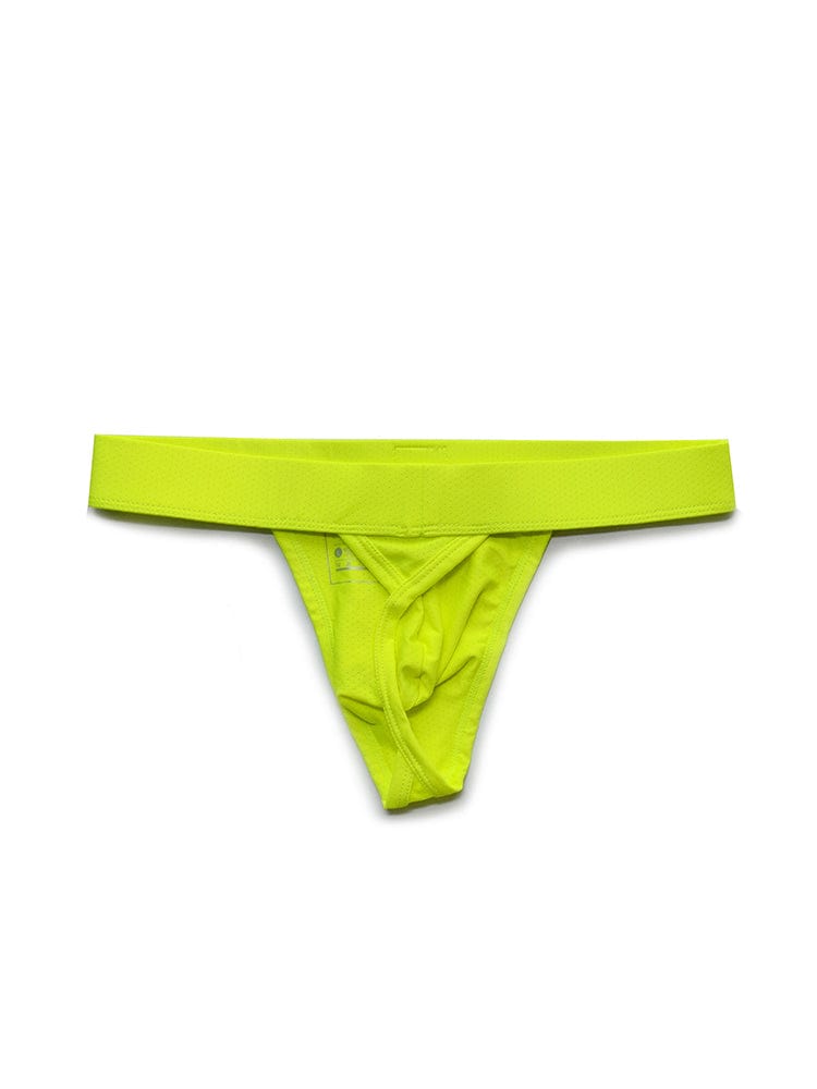 menaful Men's Low Waist Sexy Solid Color Cartoon Head Thong