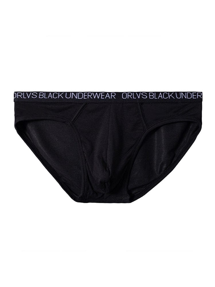 menaful Men's Low Waist Solid Color Modal Comfort High Cut Briefs