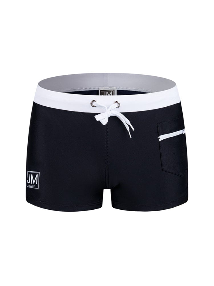 menaful Men's Low Waist Swimming Trunks