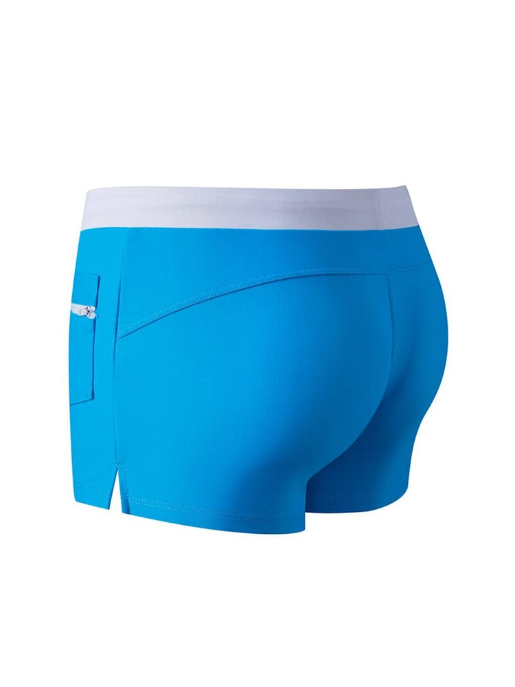 menaful Men's Low Waist Swimming Trunks