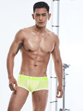 menaful Men's Nylon Ice-silk Seamless Boxer Briefs