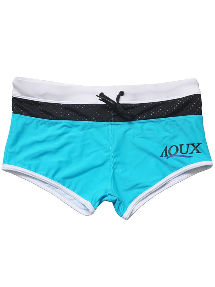 menaful Men's Printed Drawstring Swim Trunks