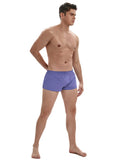 menaful Men's Quick-drying Sports Short Shorts - Navy Blue