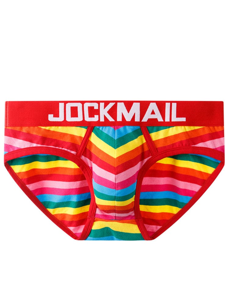 menaful Men's Rainbow Wave Brief