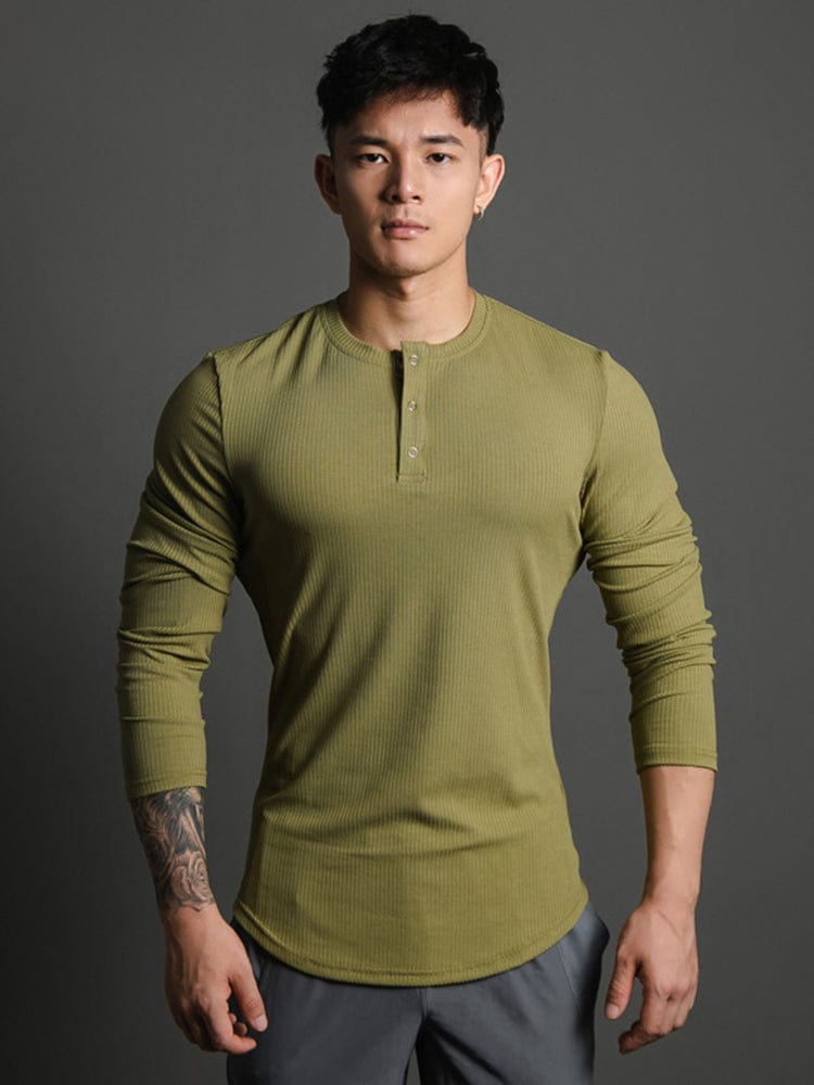 menaful Men's Round Neck Casual Tight-fitting Clothes Cotton T-shirt