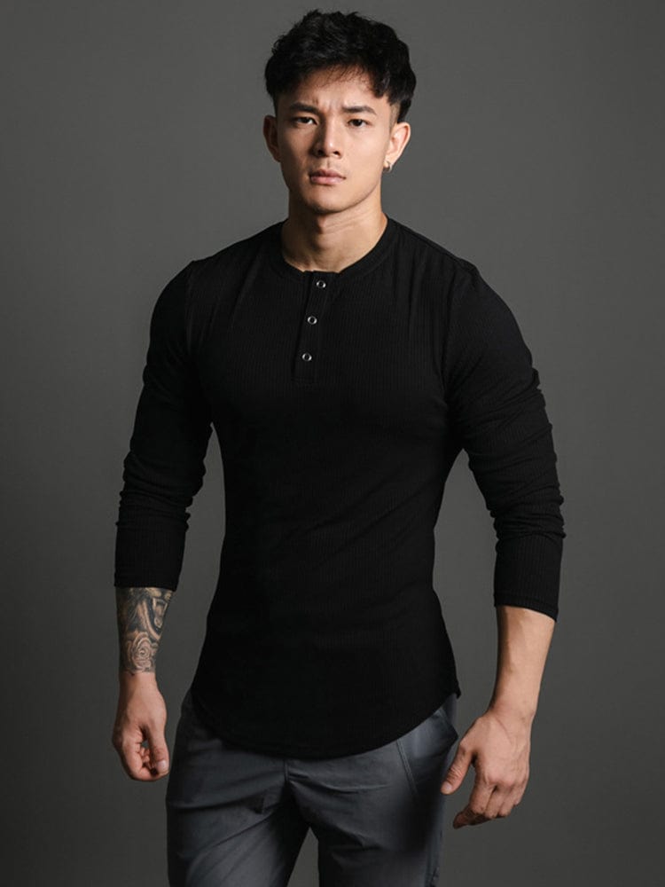 menaful Men's Round Neck Casual Tight-fitting Clothes Cotton T-shirt