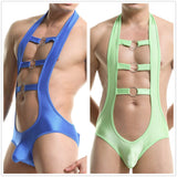 Menaful™ Men's Sexy Three-Ring Halter Bodysuit