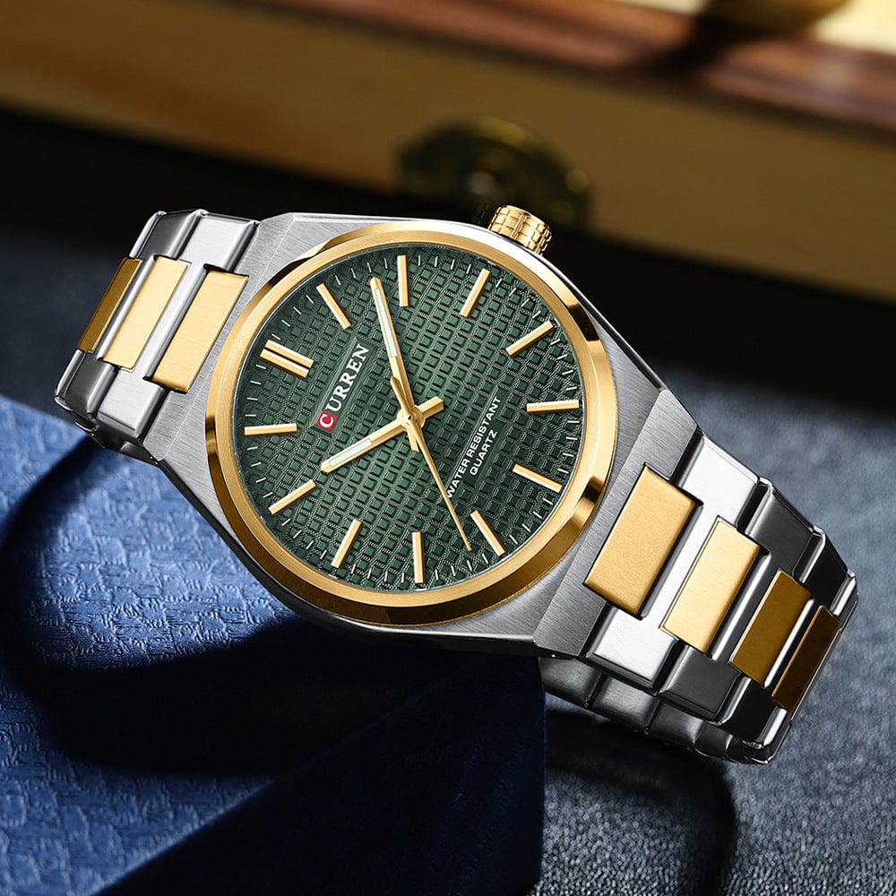 Menaful™ Men's simple and fashionable business quartz watch (Japanese movement)