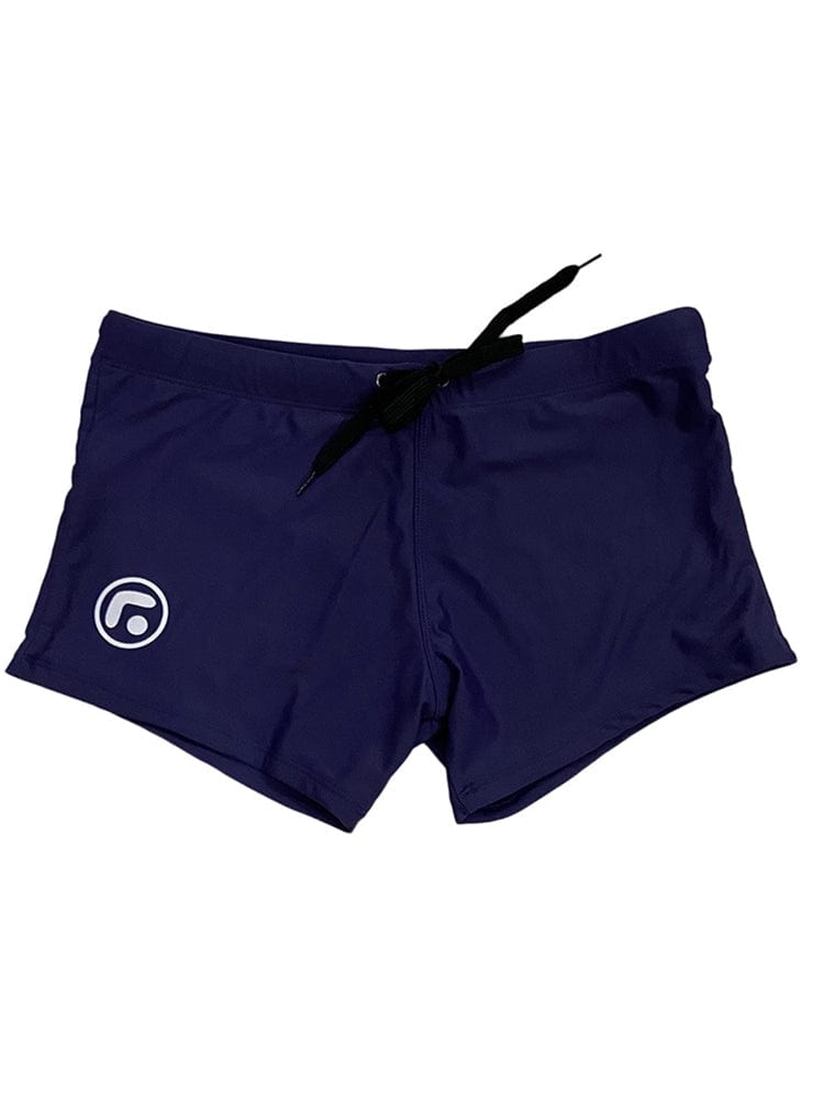 menaful Men's Solid Color Flat Swim Trunks