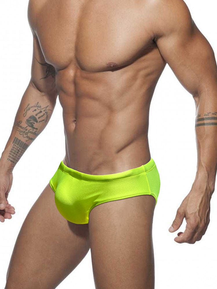 MENAFUL™ Men's Solid Color Shiny Sexy Triangle Swim Briefs