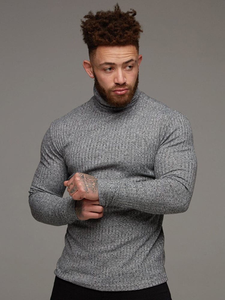 menaful Men's Sports Casual Slim Long-sleeved T-shirt