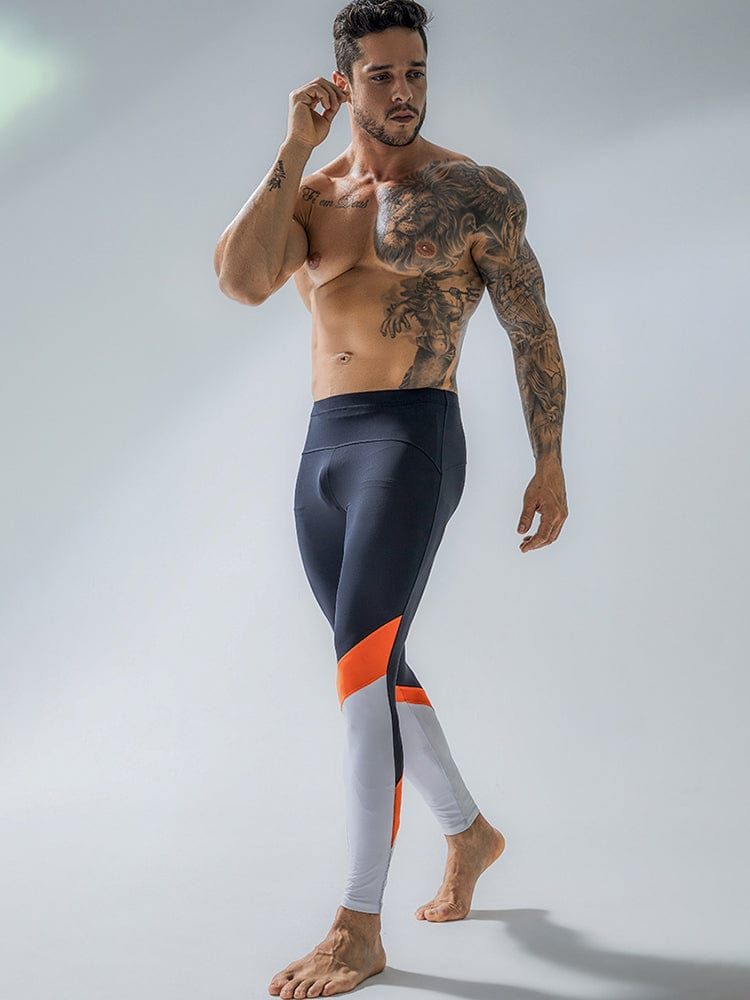 menaful Men's Stretchy Fitness Pants