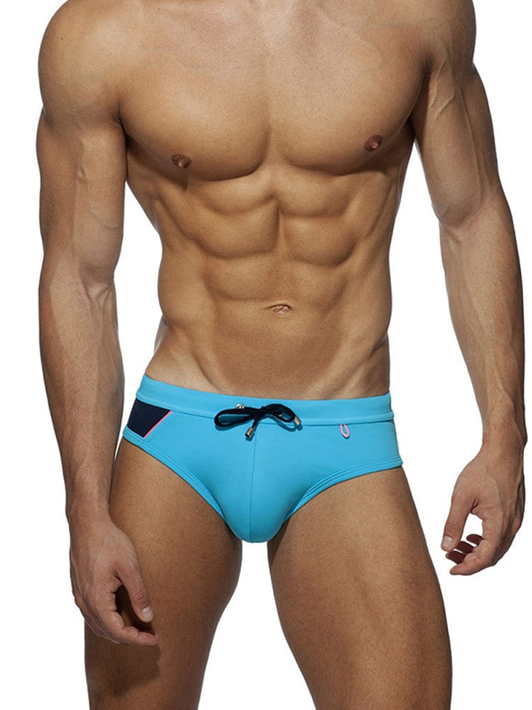 menaful Men's Summer Underwear With Sponge Pad Swim Briefs