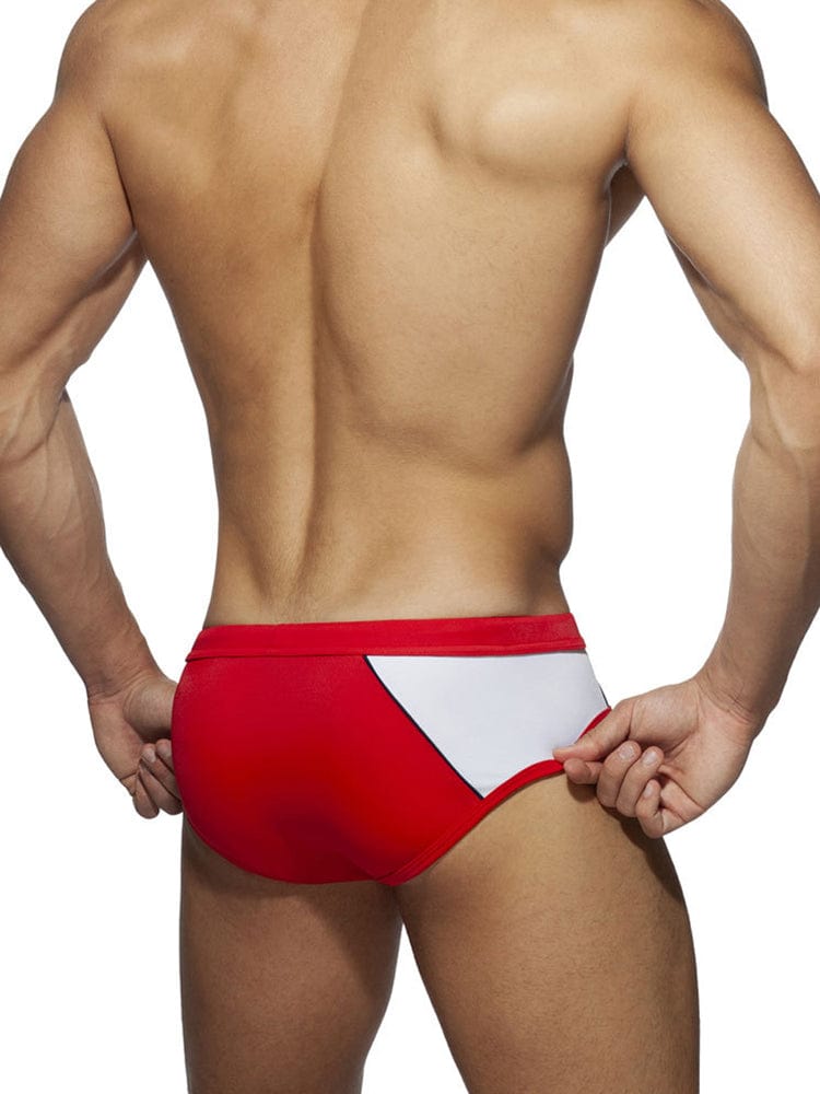 menaful Men's Summer Underwear With Sponge Pad Swim Briefs