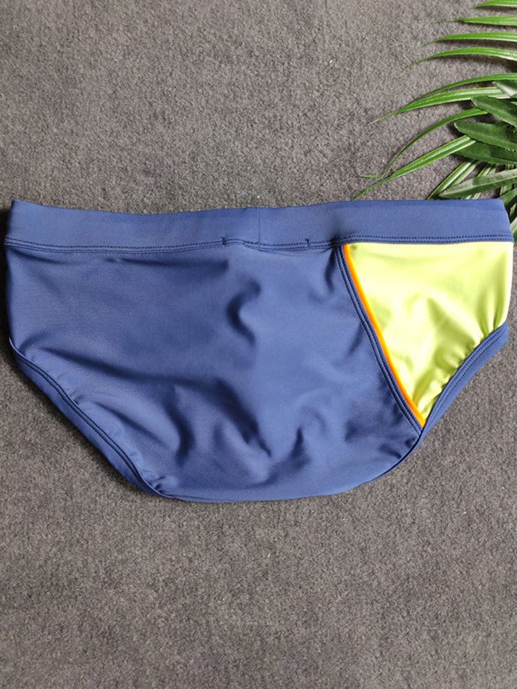 menaful Men's Summer Underwear With Sponge Pad Swim Briefs