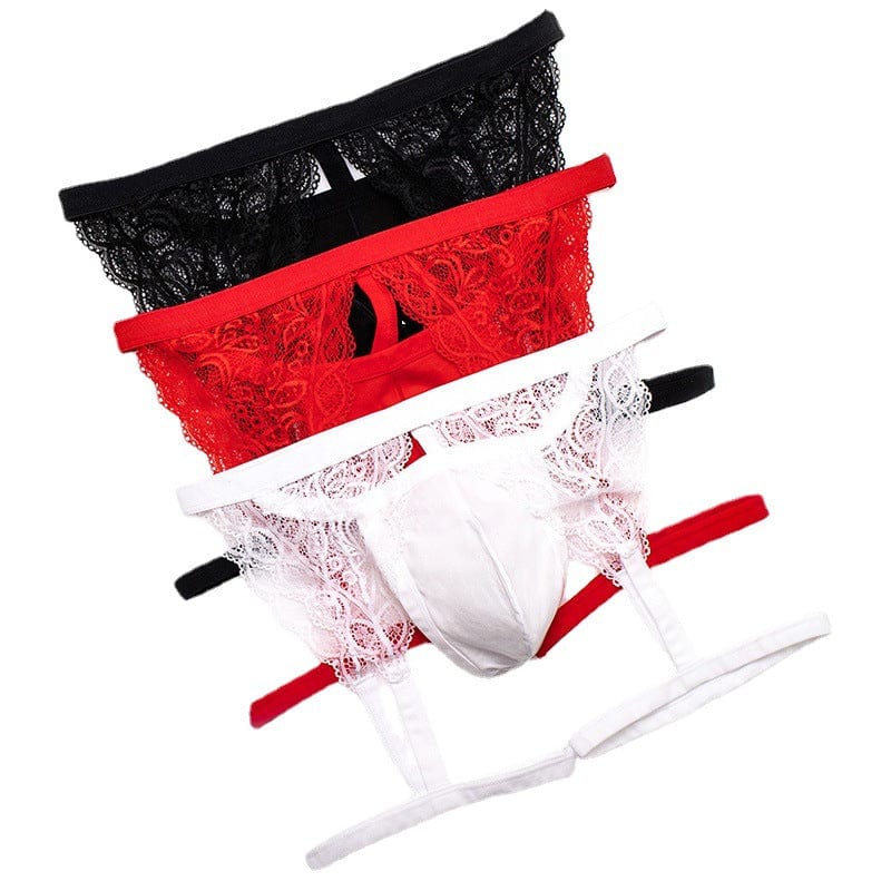 Menaful™ Men's Trendy Lace Low Waist Briefs