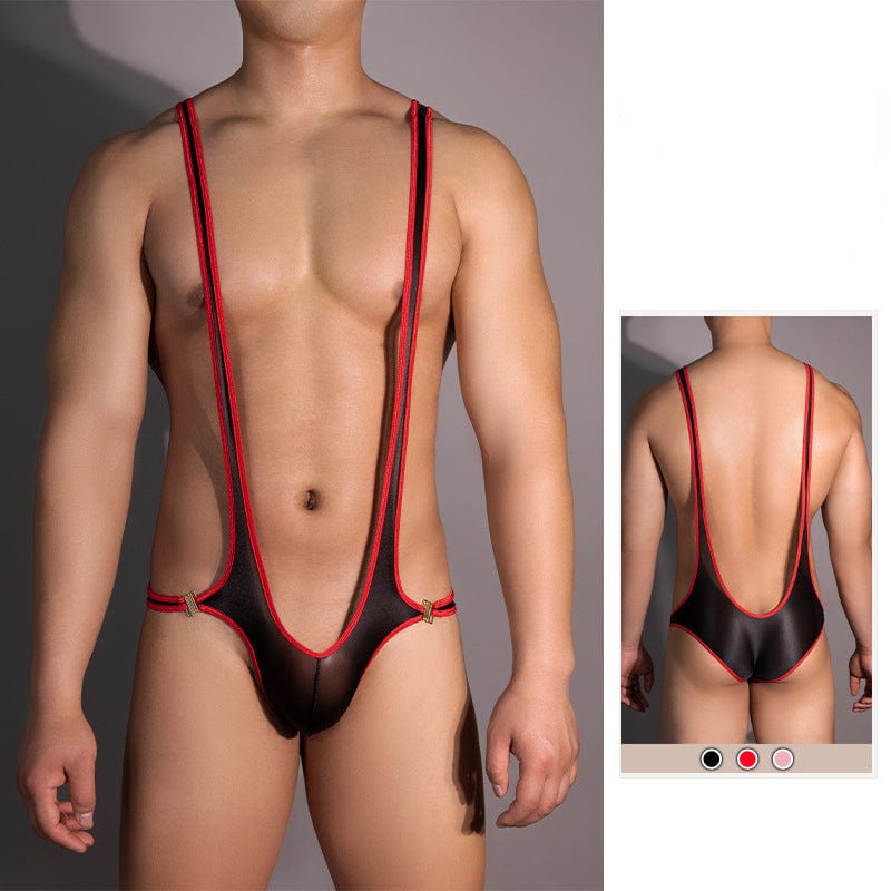 Menaful™ Men's U-shaped Transparent Suspenders Jumpsuit