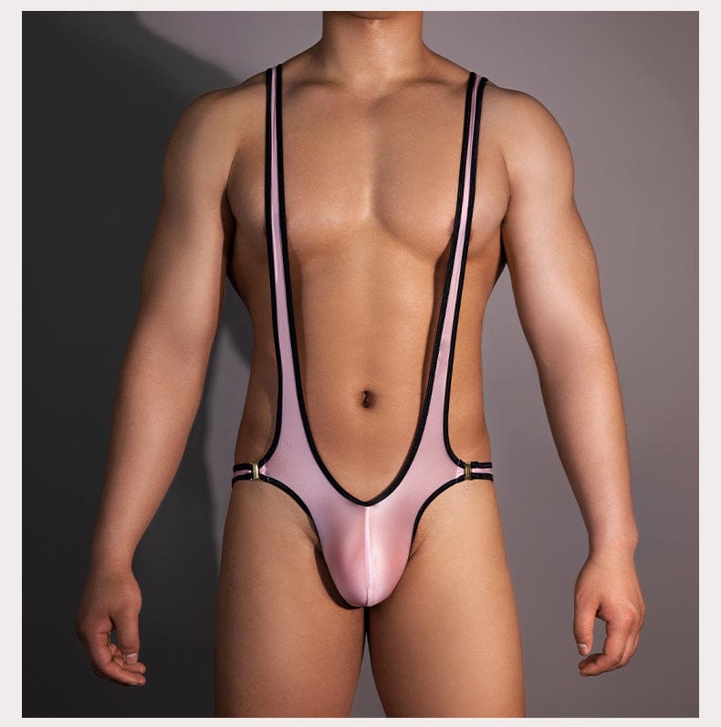 Menaful™ Men's U-shaped Transparent Suspenders Jumpsuit