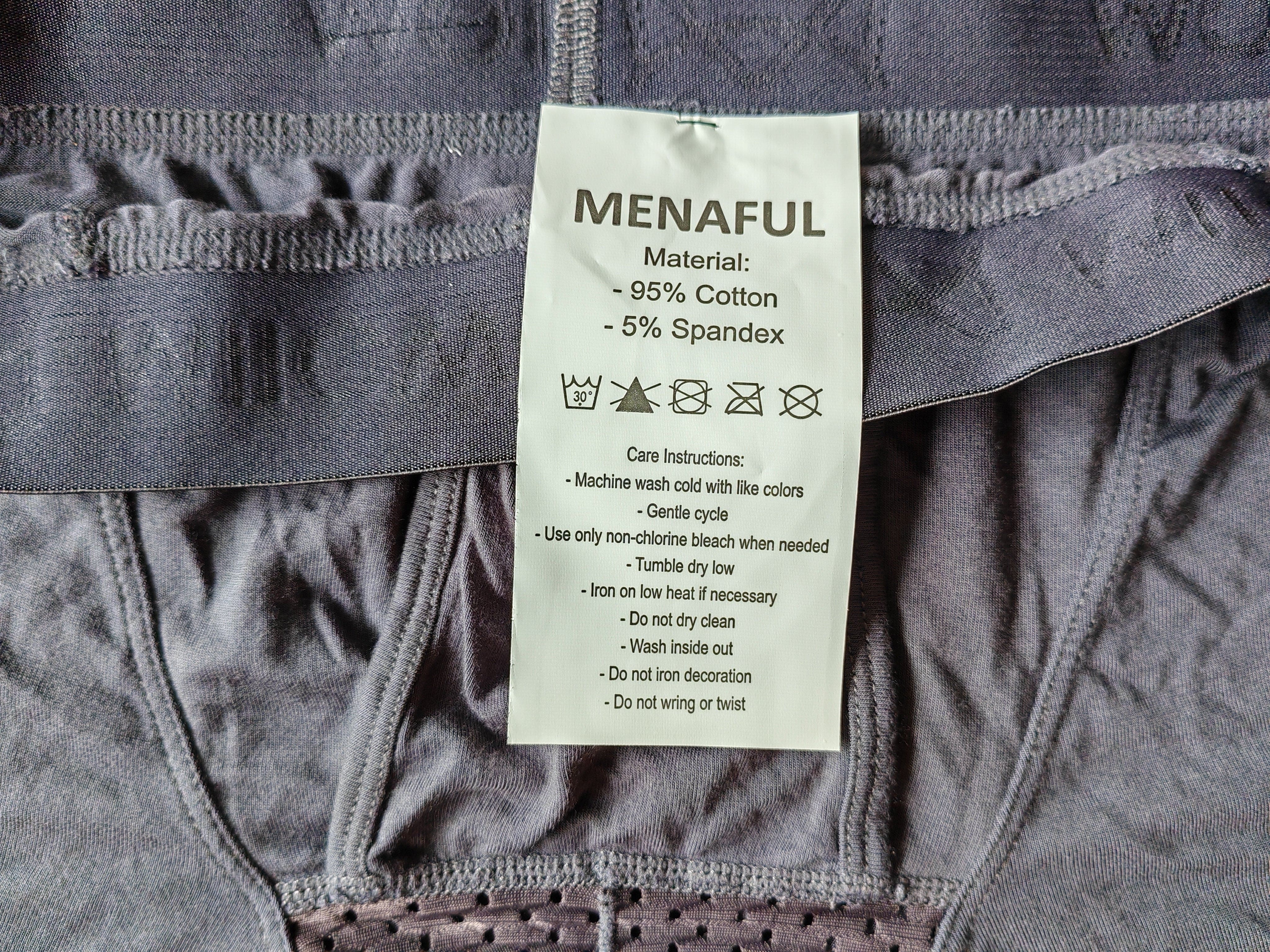 menaful MENAFUL Mesh Midriff Dual Pouch Underwear