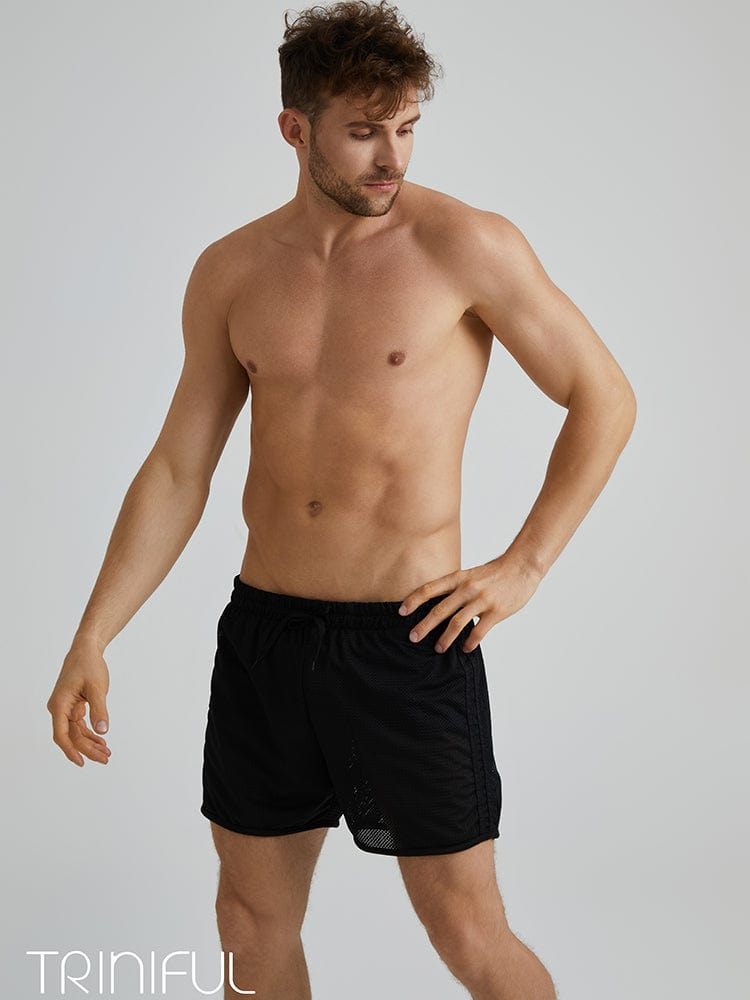 menaful Mesh Beach Shorts Sweatpants