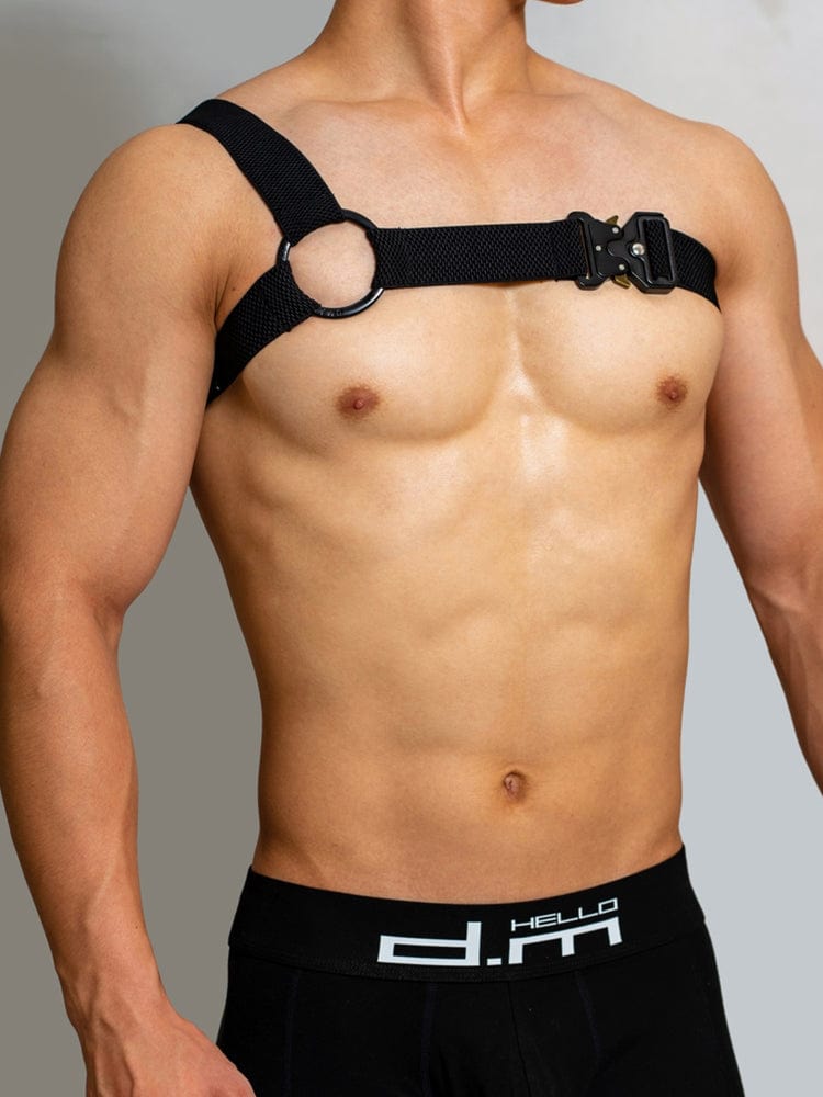 menaful Metal Buckle Sexy Chest Strap Harness