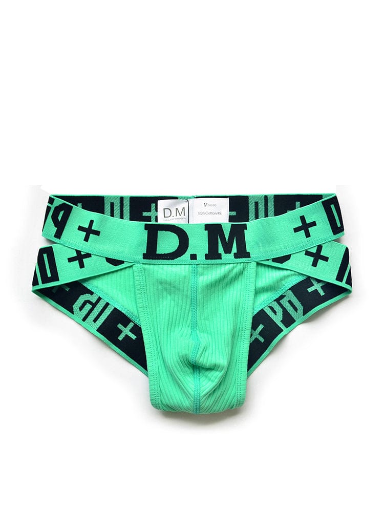 menaful Mint Green / M Low Waist Sexy Men's High Briefs