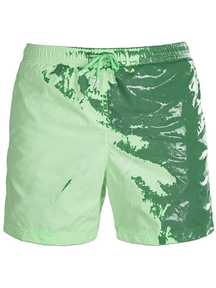 menaful Mint Green / S Colour Changing Quick Dry Swim Trunks