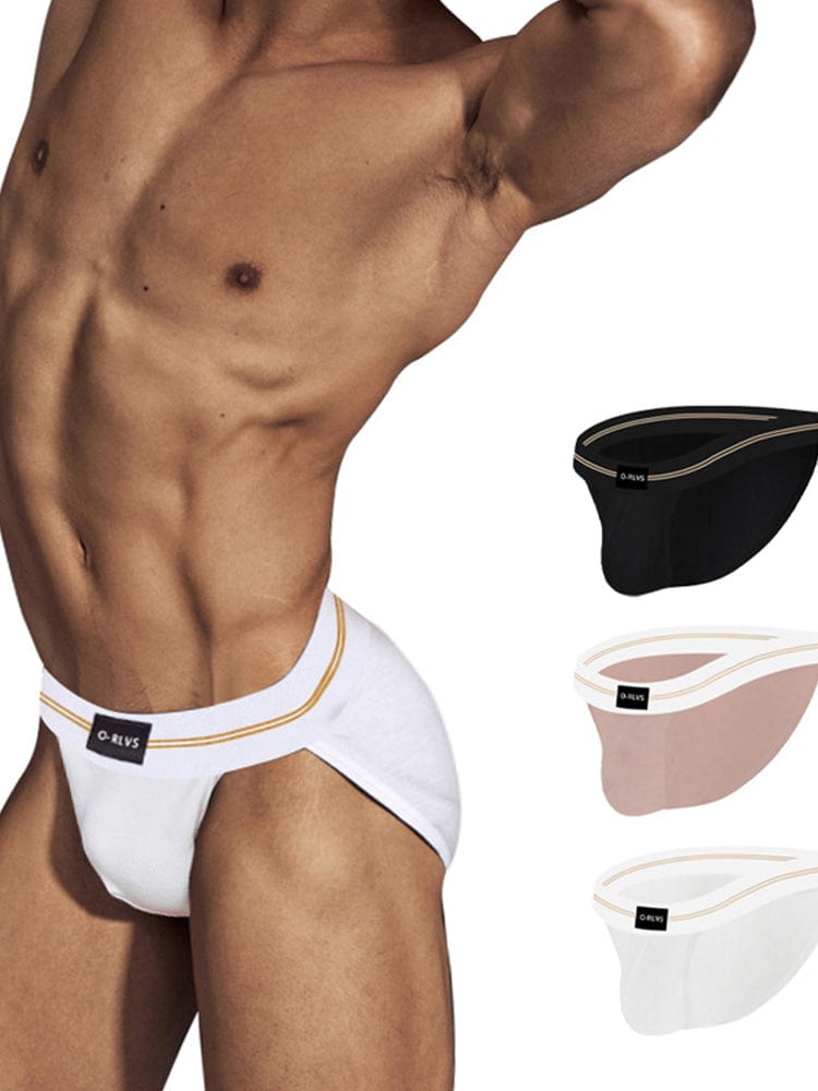 menaful Modal Men's Breathable Low Waist Briefs