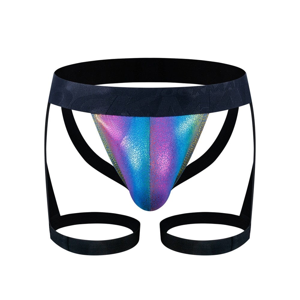 Menaful™ multicolor / M Men's Enhancing Butt-Lift Jockstrap with Leg Straps