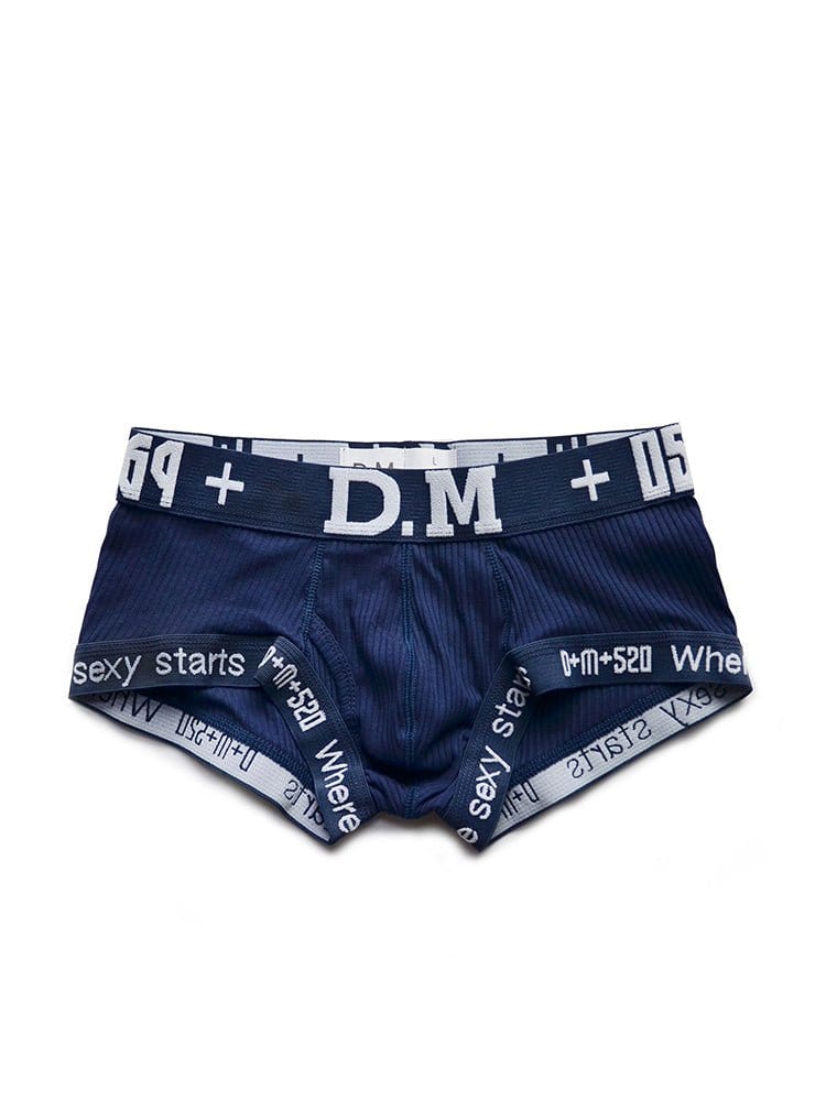 menaful Navy Blue / M Low Waist Sexy Cotton Comfort Capsule Boxer Briefs