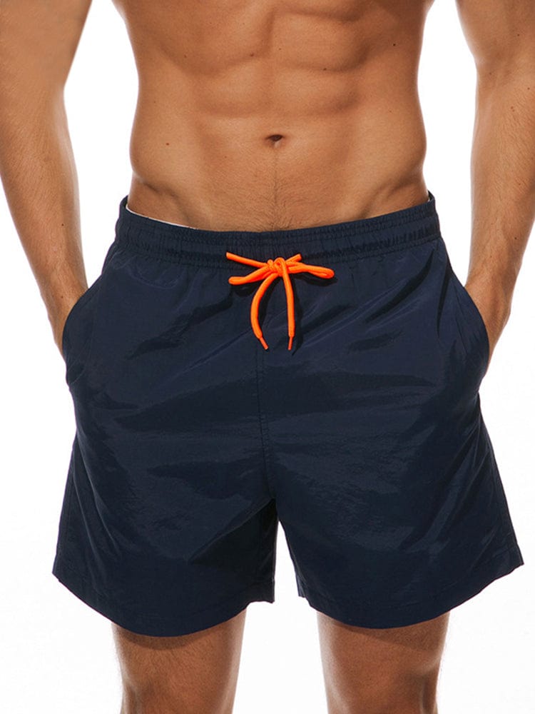 menaful Navy Blue / M Men's Beach Shorts Sports Pants