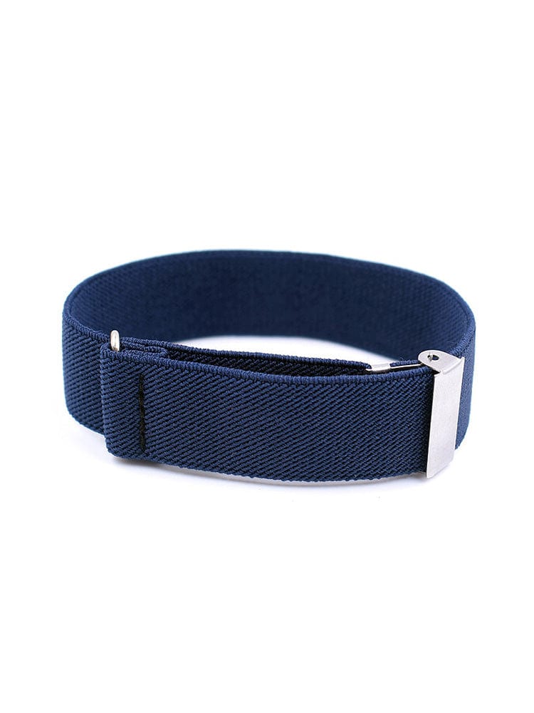 menaful Navy Blue Vintage Shirt Non-slip Sleeve Band