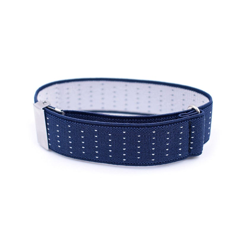 menaful Navy Blue+White dots Vintage Shirt Non-slip Sleeve Band