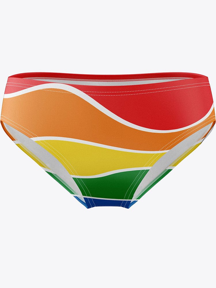 menaful O / S Men's 3D Printed Beach Swim Briefs