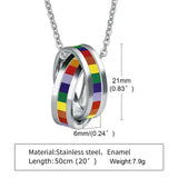 Menaful™ onesize Rainbow necklace PPN-006