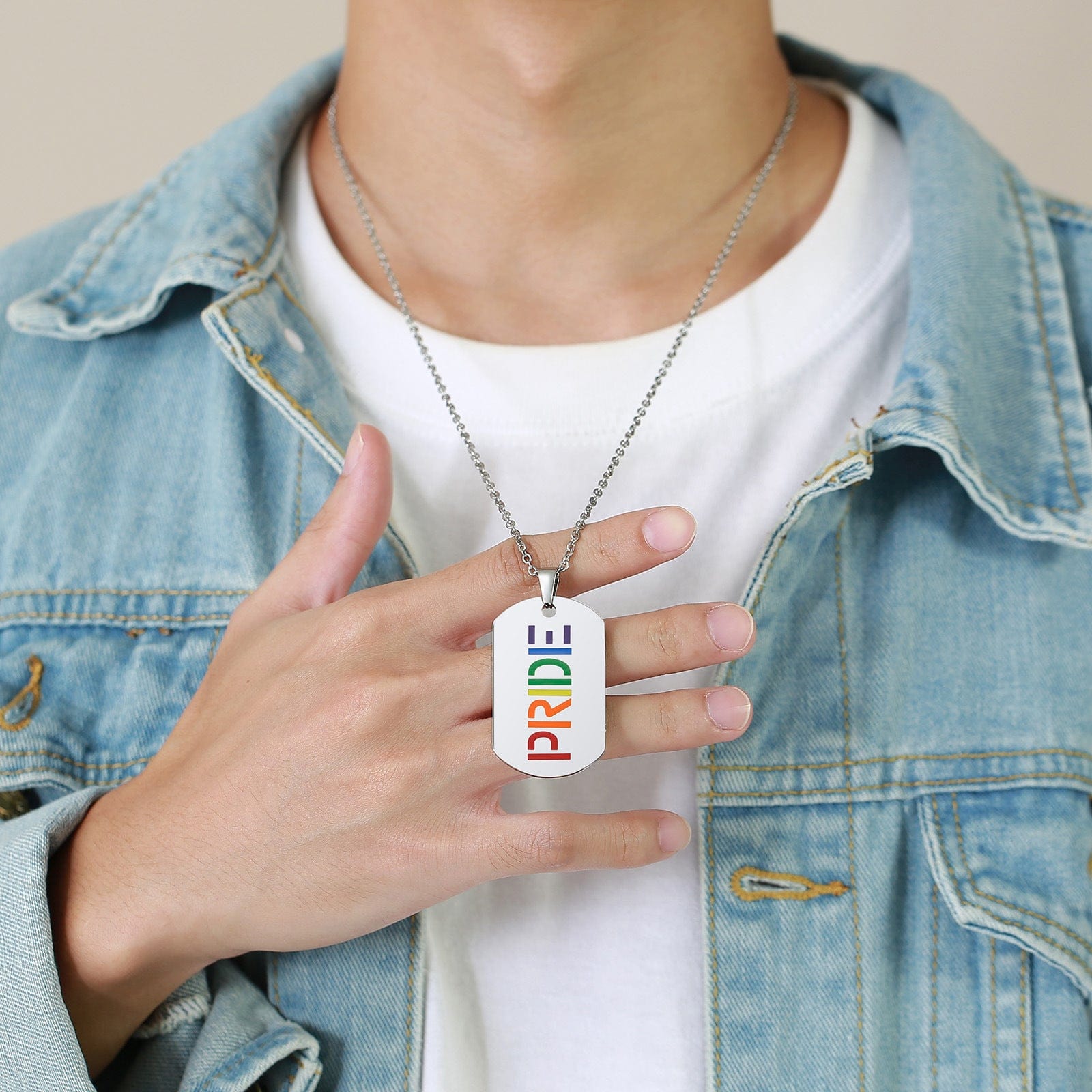 Menaful™ onesize Rainbow Pride Necklace PPN-063