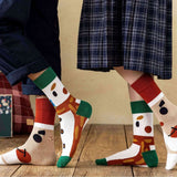 Menaful™ onesize Two Pairs of Christmas Cartoon Cotton Socks