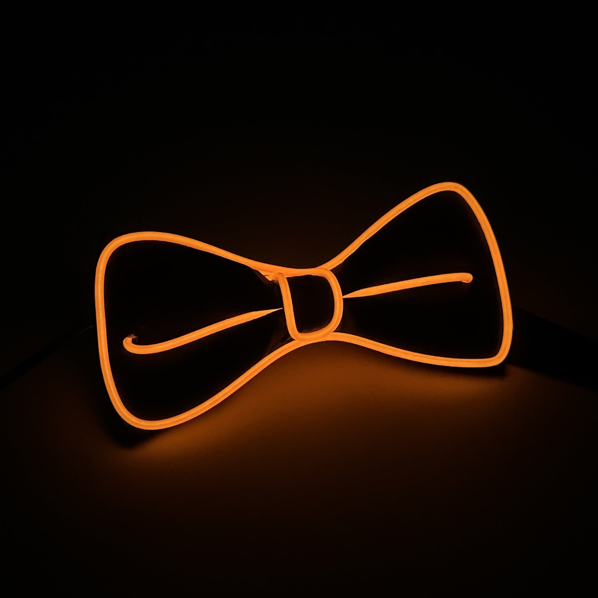 Menaful™ orange LED Light-Up Party Bowtie