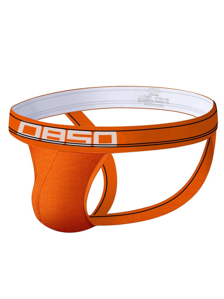 menaful Orange / M Cutout Jockstrap