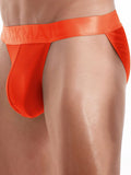 menaful Orange / M Men's Breathable Ultra-Low Sexy Briefs