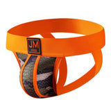 menaful Orange / M Sexy Men's Underwear Camouflage Mesh Mesh  Double String Thong