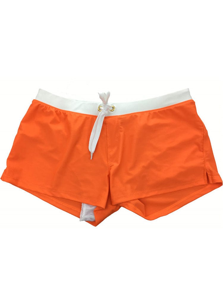 menaful Orange / S Men's Quick-drying Swimming Trunks (High Quality Version)