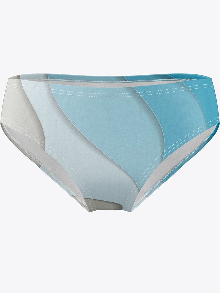 menaful P / S Men's 3D Printed Beach Swim Briefs