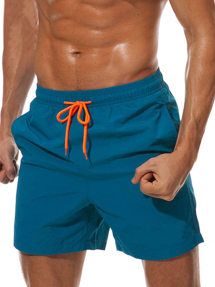 menaful Peacock Blue / M Men's Beach Shorts Sports Pants