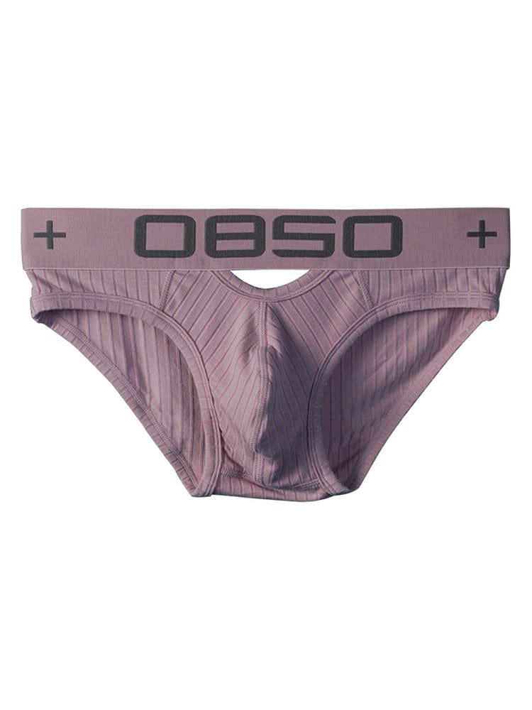 menaful Pink / M Low Waist Sexy Leaky Cotton Comfort Pouch Briefs