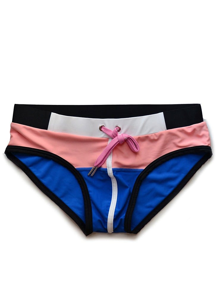 menaful Pink / M Low Waist Swim Briefs